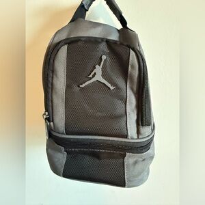 Jordan Black and Gray lunchbox